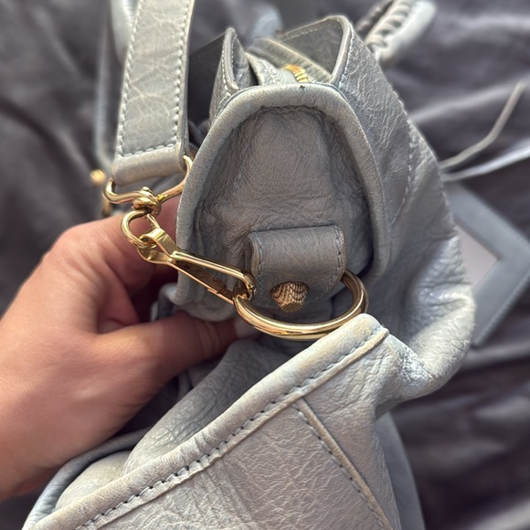 Balenciaga Le City Medium Leather Top Handle Bag - Picture 16 of 17